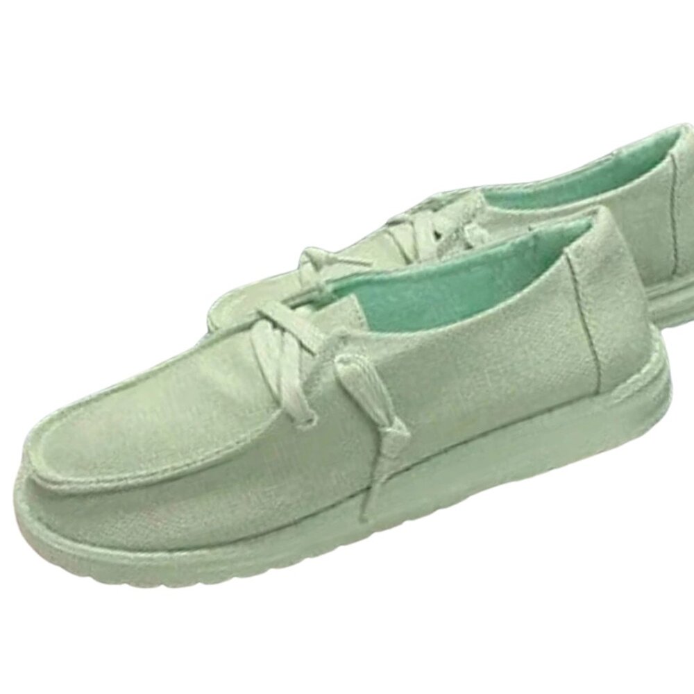 Final Pair π₯ Gypsy Jazz Very J Match Me Slip-On Shoes in Mint Size 6 - Picture 2 of 2